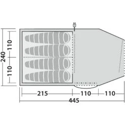 Robens Double Dreamer TC 4 Tent - Sand & Green -Buitenuitrusting 130291 double dreamer tc 4 zelt 6 1221806