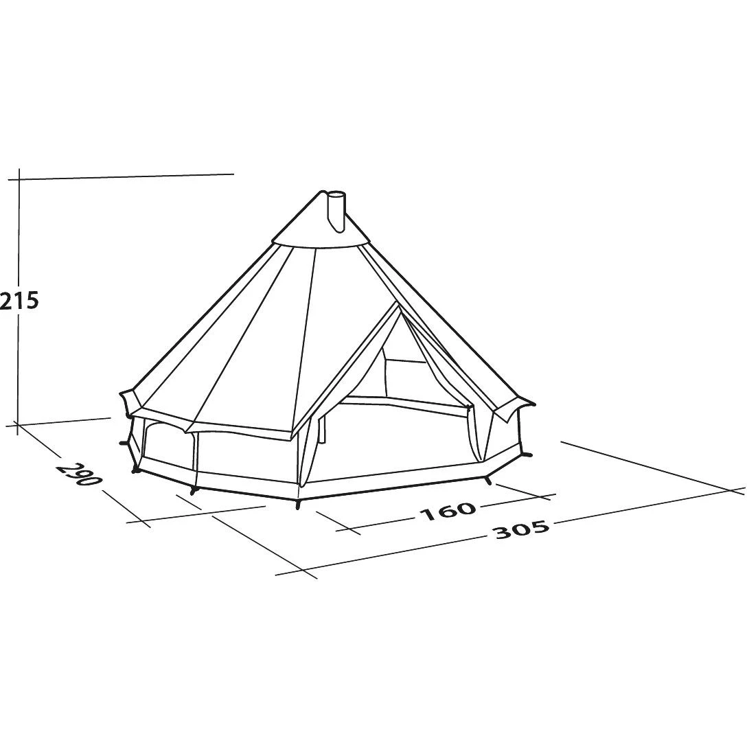 Robens Klondike S Tent - Khaki 4 Robens Klondike S Tent - Khaki - Afbeelding 2