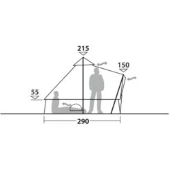 Robens Klondike S Tent - Khaki 24 Robens Klondike S Tent - Khaki -Buitenuitrusting 130307 klondike s zelt 18 1405193