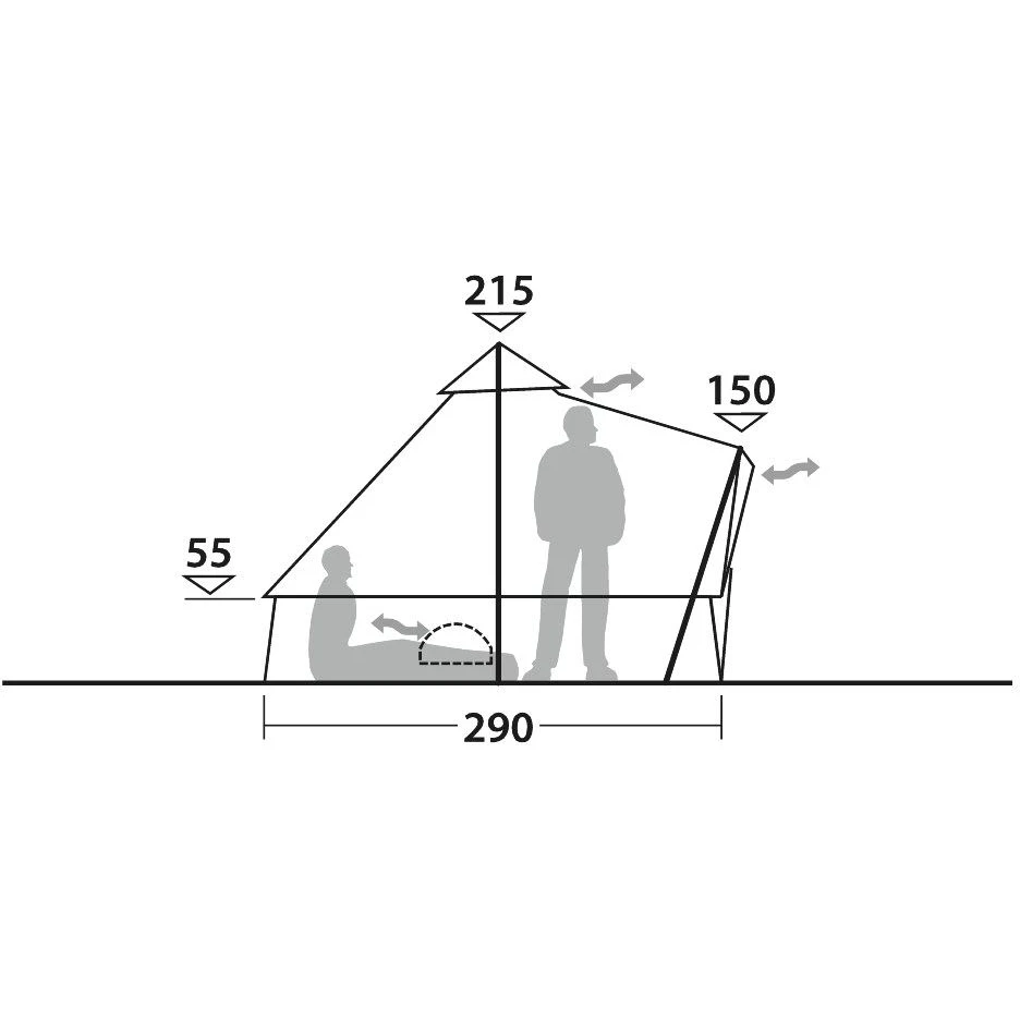 Robens Klondike S Tent - Khaki 6 Robens Klondike S Tent - Khaki - Afbeelding 4