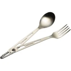 Buitenuitrusting 19 Nordisk Titanium Cutlery 2 Pieces
