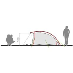 Vaude Hogan SUL 2P Tent - Cress Green -Buitenuitrusting 198992 04 d 373956