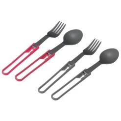 MSR Folding Utensil - Lepel En Vork Set - 4-delig