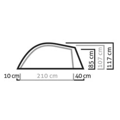 Salewa Litetrek III Tent - Lightgrey/cactus 5315 -Buitenuitrusting 230141 05 d 443167