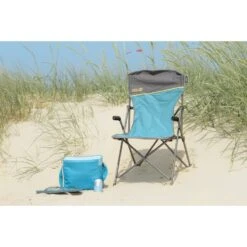 Uquip Izzy Folding Chair - Petrol/grey -Buitenuitrusting 274610 05 d 550283