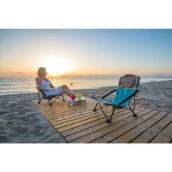 Uquip Sandy Beach Chair - Petrol/grey -Buitenuitrusting 274661 05 d 550470