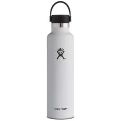 Hydro Flask 24 Oz Standard Mouth Isoleerfles + Flex Dop - 710 Ml - White