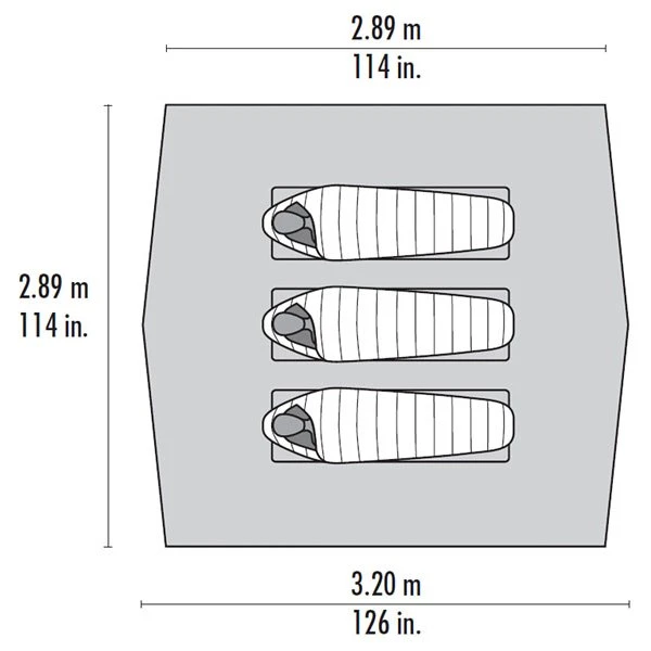 MSR Thru-Hiker 100 Wing - Tarp - Amber 6 MSR Thru-Hiker 100 Wing - Tarp - Amber - Afbeelding 4
