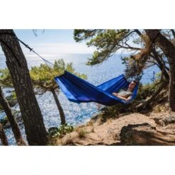 Amazonas Ultra-Light Silk Traveller Hangmat - Ocean -Buitenuitrusting amazonas ultra light silk traveller hammock ocean 4 1507625