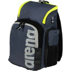 Arena Spiky III 35L Rugzak - Navy-Neon Yellow