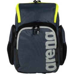 Arena Spiky III 35L Rugzak - Navy-Neon Yellow -Buitenuitrusting arena spiky iii 35l backpack navy neon yellow 5 1251642