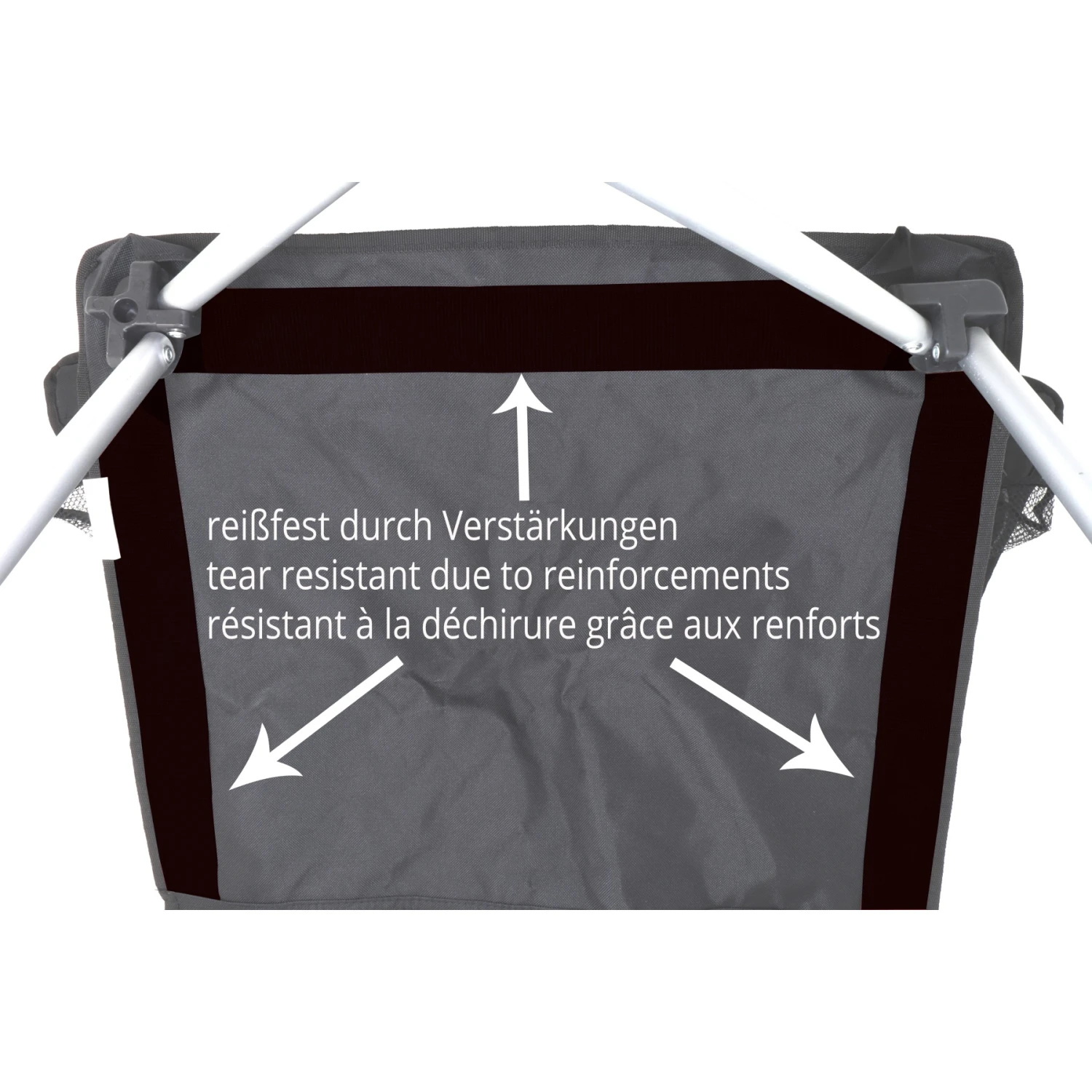 Basic NATURE | Relags Travelchair Luxus Campingstoel - Zwart 7 Basic NATURE | Relags Travelchair Luxus Campingstoel - Zwart - Afbeelding 5