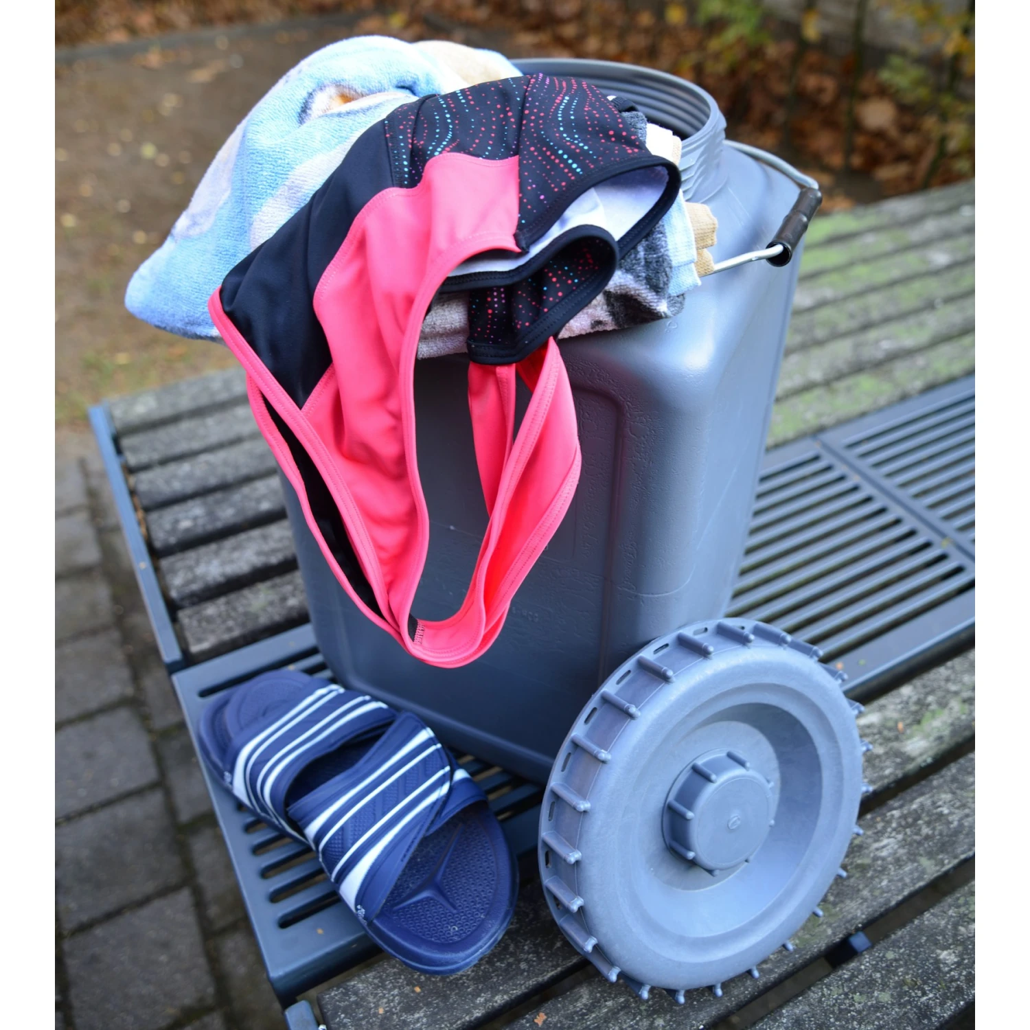 Basic NATURE | Relags Bak Met Brede Hals - 20L - Grijs 4 Basic NATURE | Relags Bak Met Brede Hals - 20L - Grijs - Afbeelding 2