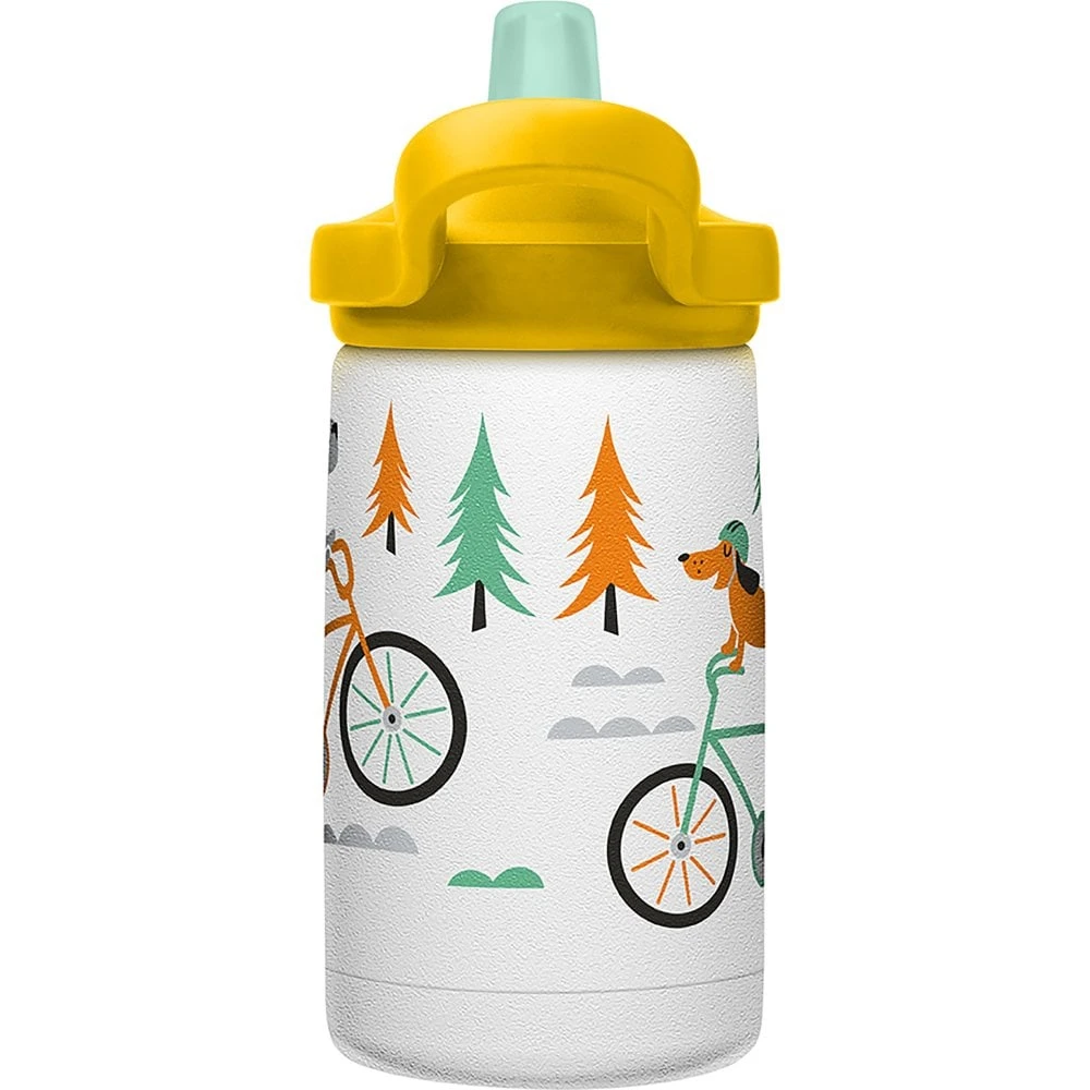 CamelBak Eddy+ Kids Vacuum Insulated Isoleerfles 350ml - Biking Dogs 4 CamelBak Eddy+ Kids Vacuum Insulated Isoleerfles 350ml - Biking Dogs - Afbeelding 2