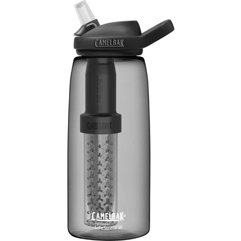 CamelBak Eddy+ Lifestraw Drinkfles 1000ml - Charcoal 3 CamelBak Eddy+ Lifestraw Drinkfles 1000ml - Charcoal