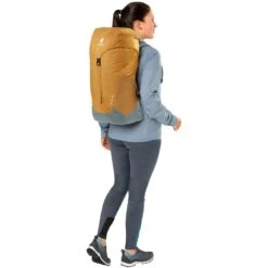 Deuter AC Lite 28 SL Damens Rugzak - Cinnamon-teal -Buitenuitrusting deuter ac lite 28 sl women backpack cinnamon teal 12 1424792