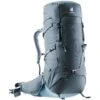 Deuter Aircontact Core 60+10 Trekking Backpack - Graphite-shale -Buitenuitrusting deuter aircontact core 60 10 trekking backpack graphite shale 1 1171403