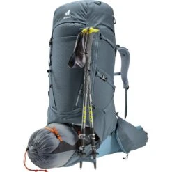 Deuter Aircontact Core 60+10 Trekking Backpack - Graphite-shale -Buitenuitrusting deuter aircontact core 60 10 trekking backpack graphite shale 7 1171409