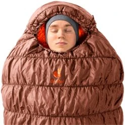 Deuter Exosphere -6° Slaapzak - Rits Links - Umbra-paprika -Buitenuitrusting deuter exosphere 6 el sleeping bag umbra paprika 3 1534938