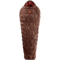 Deuter Exosphere -6° SL Dames Slaapzak - Rits Rechts - Umbra-redwood