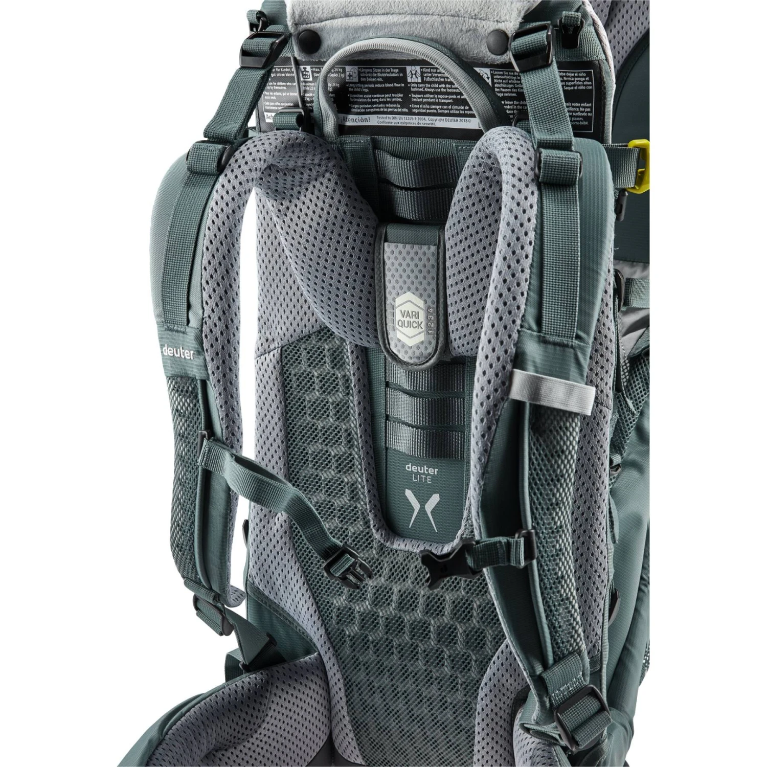 Deuter Kid Comfort Active Child Carrier - Teal 10 Deuter Kid Comfort Active Child Carrier - Teal - Afbeelding 8