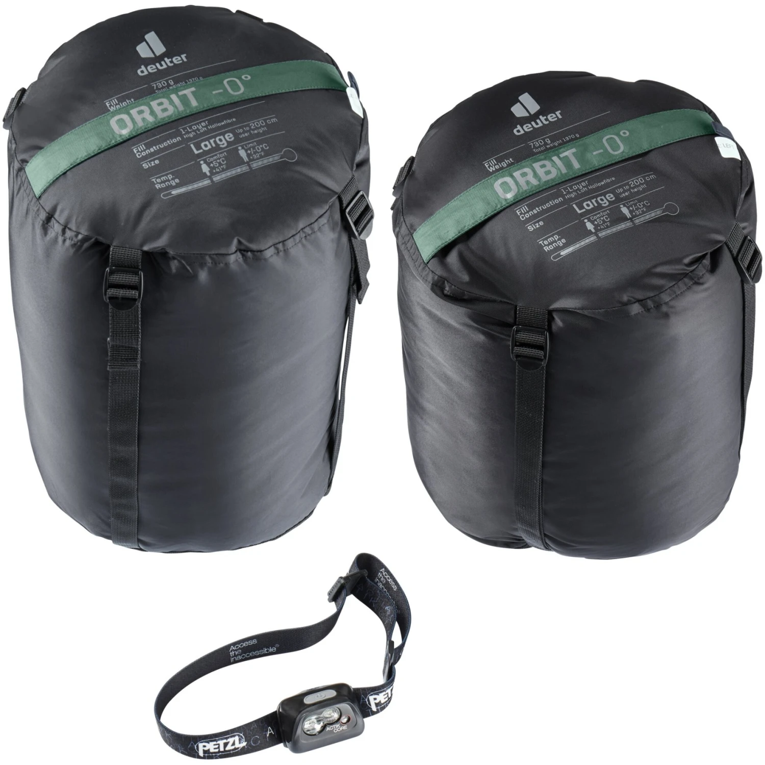 Deuter Orbit 0° EL Slaapzak - Rits Rechts - Ivy-ink 8 Deuter Orbit 0° EL Slaapzak - Rits Rechts - Ivy-ink - Afbeelding 6