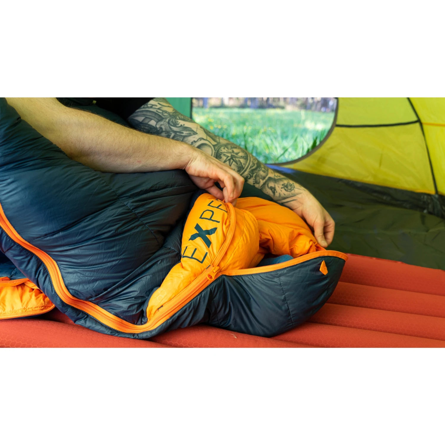 Exped Comfort -5° Sleeping Bag - M - Blue/orange 7 Exped Comfort -5° Sleeping Bag - M - Blue/orange - Afbeelding 5
