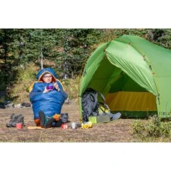 Exped Comfort 0° Sleeping Bag - L - Blue/orange -Buitenuitrusting exped in action 206 1204255