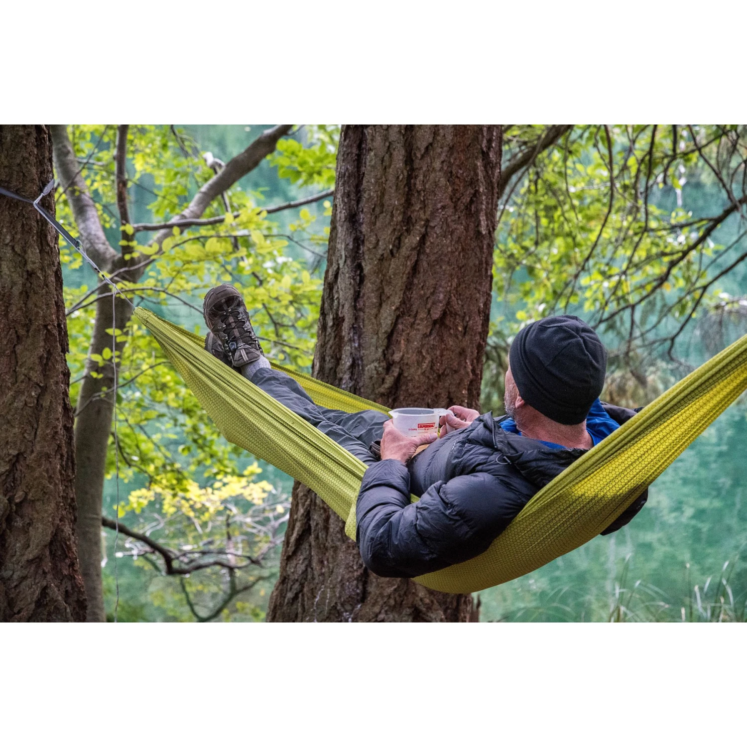 Exped Travel Hammock Lite Kit - Hangmat - Charcoal 4 Exped Travel Hammock Lite Kit - Hangmat - Charcoal - Afbeelding 2