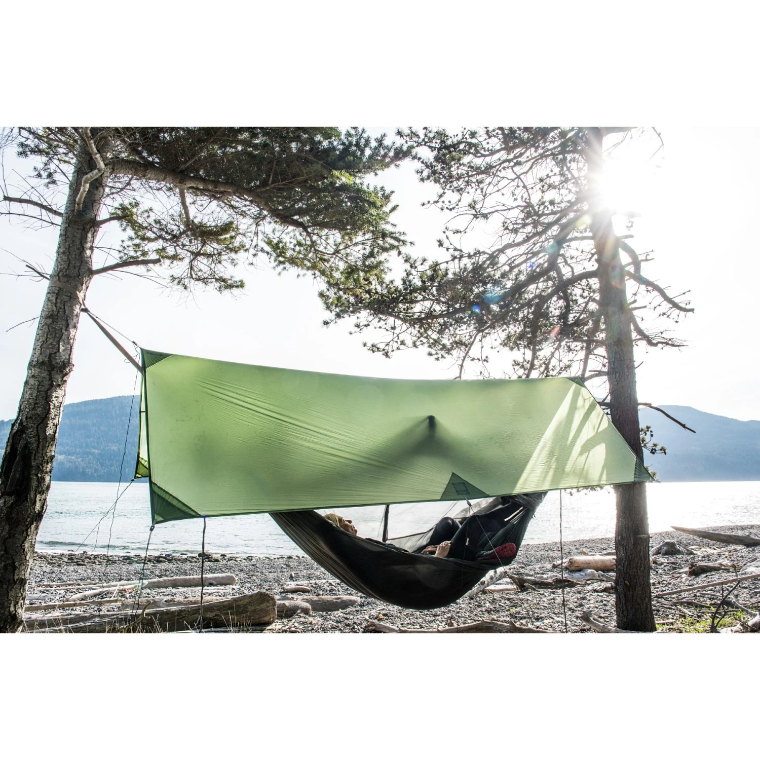 Exped Travel Hammock Lite Kit - Hangmat - Charcoal 5 Exped Travel Hammock Lite Kit - Hangmat - Charcoal - Afbeelding 3