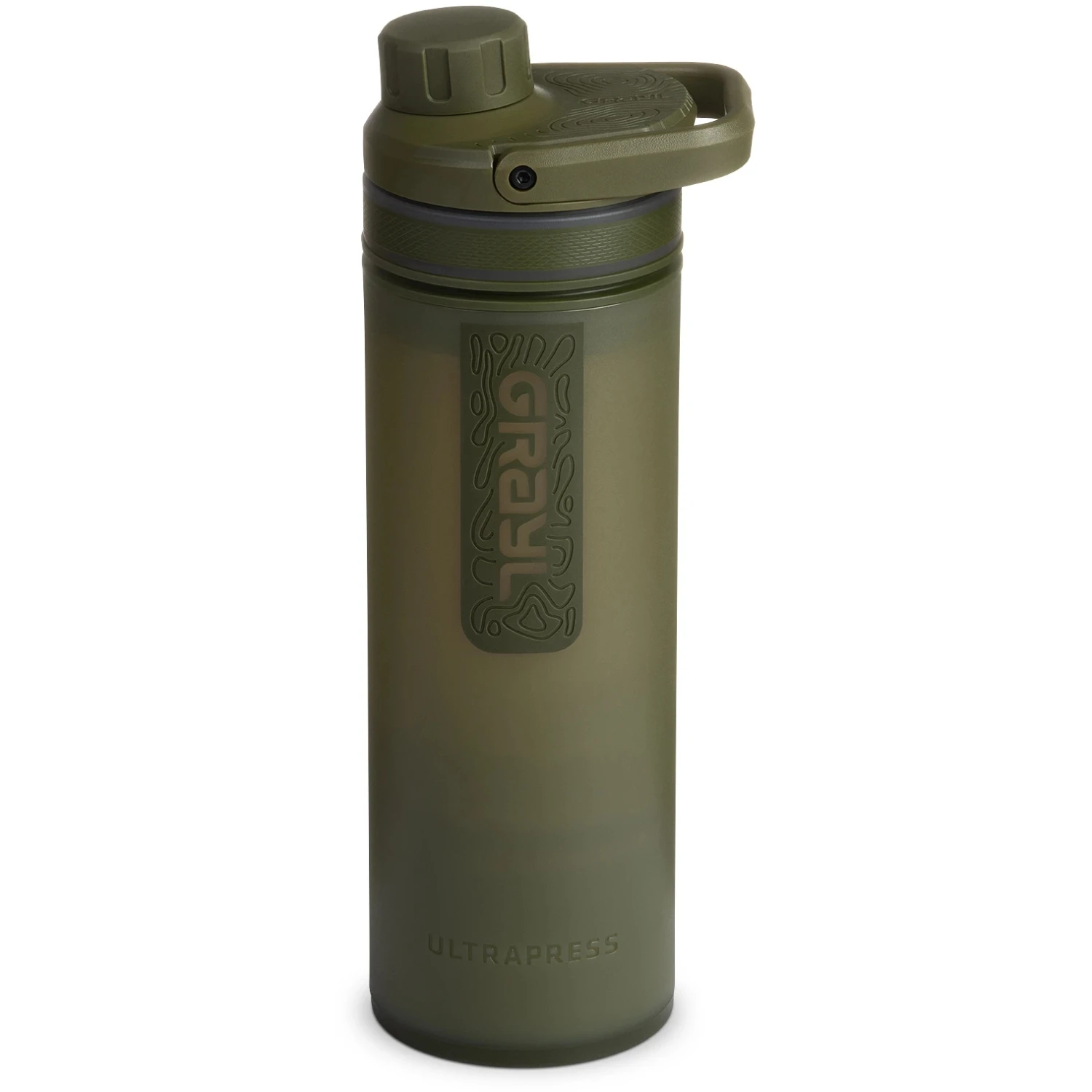 Grayl UltraPress Purifier Drinkfles Met Waterfilter - 500ml - Olive Drab 3 Grayl UltraPress Purifier Drinkfles Met Waterfilter - 500ml - Olive Drab
