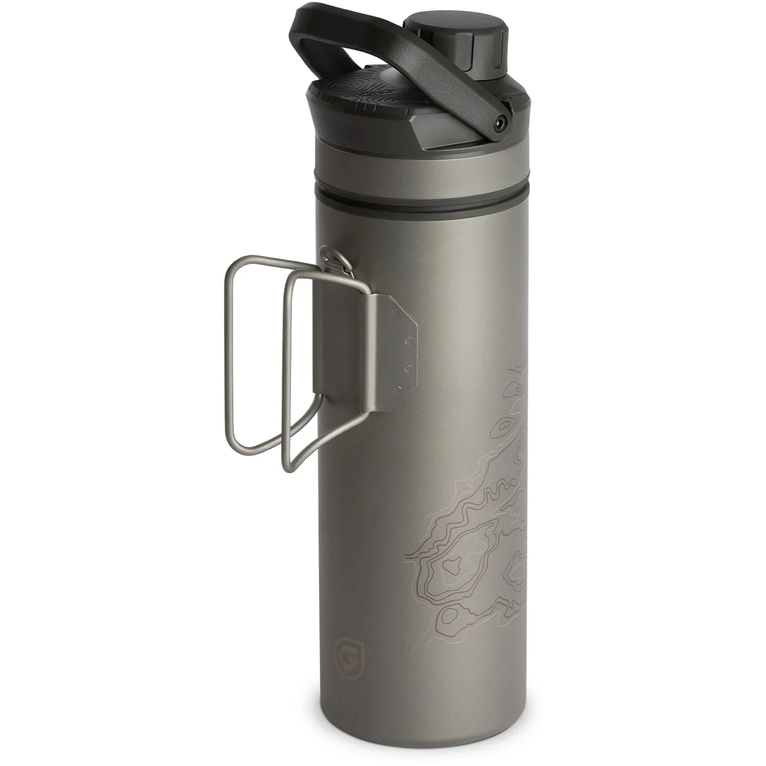 Grayl UltraPress Purifier Titanium Fles Met Waterfilter - 500ml - Covert Black 5 Grayl UltraPress Purifier Titanium Fles Met Waterfilter - 500ml - Covert Black - Afbeelding 3