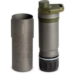 Grayl UltraPress Purifier Titanium Fles Met Waterfilter - 500ml - Olive Drab 20 Grayl UltraPress Purifier Titanium Fles Met Waterfilter - 500ml - Olive Drab -Buitenuitrusting grayl ultrapress purifier titanium bottle with water filter 500ml olive drab 2 1494962