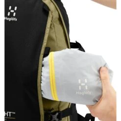 Haglöfs Tight Large Rugzak - True Black/olive Green 5P1 -Buitenuitrusting hagloefs tight large backpack true black olive green 5p1 4 1522120