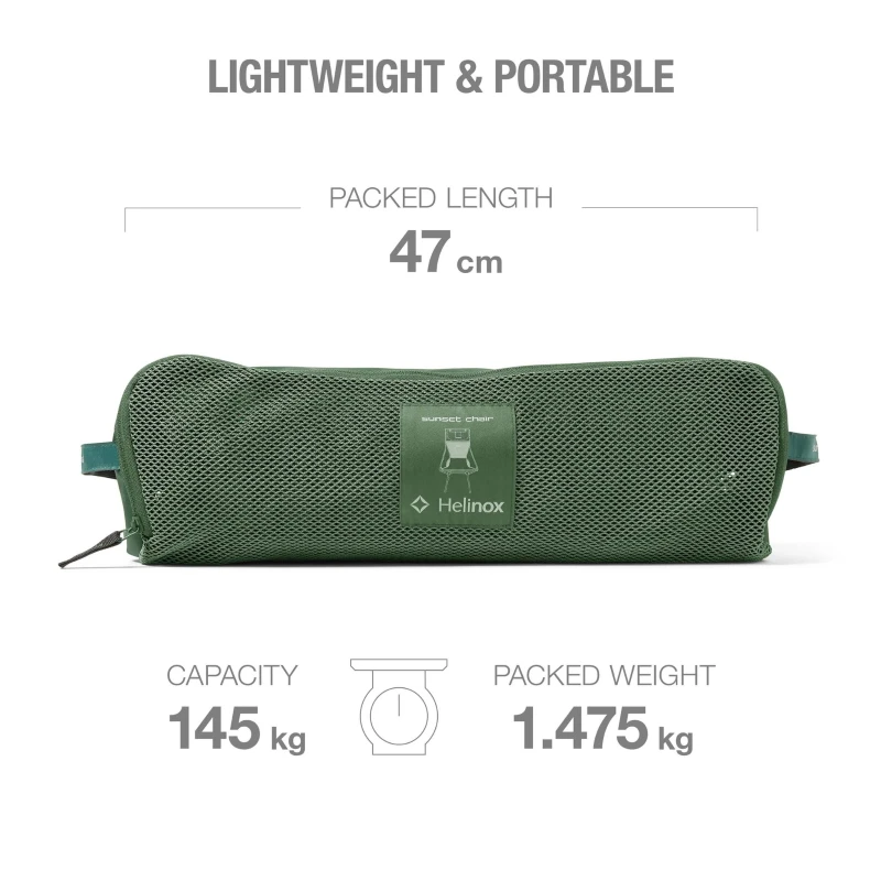 Helinox Sunset Chair - Campingstoel - Coyote Tan / Black 5 Helinox Sunset Chair - Campingstoel - Coyote Tan / Black - Afbeelding 3