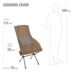 Helinox Savanna Chair - Coyote Tan / Black 11 Helinox Savanna Chair - Coyote Tan / Black -Buitenuitrusting helinox 2021 savannachair coyotetan d 976089