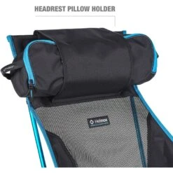 Helinox Beach Chair - Campingstoel - Zwart / Cyan Blue -Buitenuitrusting helinox beach chair black cyan blue 12651r2 07 1383476