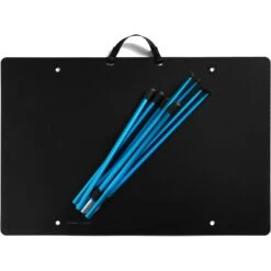 Helinox Café Table Wide - Campingtafel - Zwart / Cyan Blue -Buitenuitrusting helinox cafe table wide black cyan blue 13889 05 1405126