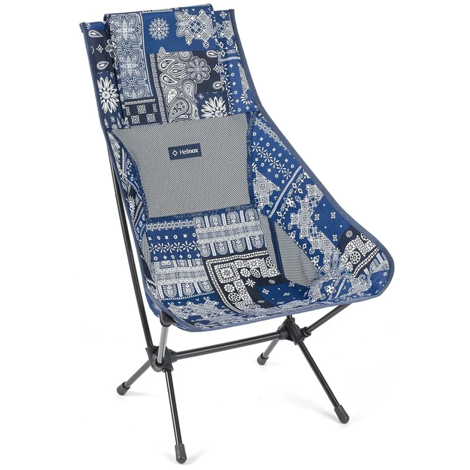 Helinox Chair Two - Campingstoel - Blue Bandanna Quilt - Black 3 Helinox Chair Two - Campingstoel - Blue Bandanna Quilt - Black