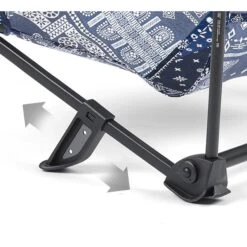 Helinox Incline Festival Chair - Blue Bandanna Quilt - Black -Buitenuitrusting helinox incline festival chair blue bandanna quilt black 4 1182402