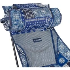 Helinox Sunset Chair - Campingstoel - Blue Bandanna Quilt / Zwart 12 Helinox Sunset Chair - Campingstoel - Blue Bandanna Quilt / Zwart -Buitenuitrusting helinox sunset chair blue bandanna quilt black 11189 05 1405345