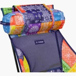 Helinox Sunset Chair - Campingstoel - Rainbow Bandana Quilt / Zwart -Buitenuitrusting helinox sunset chair rainbow bandana black 14709 03 1405361