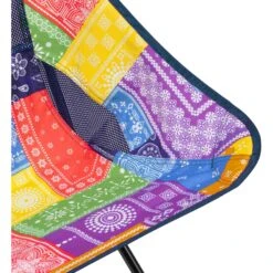Helinox Sunset Chair - Campingstoel - Rainbow Bandana Quilt / Zwart -Buitenuitrusting helinox sunset chair rainbow bandana black 14709 05 1405363