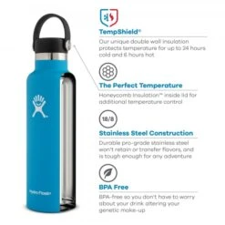 Hydro Flask 18 Oz Standard Mouth Isoleerfles + Flex Dop - 532ml - White -Buitenuitrusting hydro flask 18 oz standard mouth 2 823226