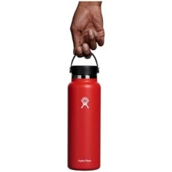 Hydro Flask 32 Oz Wide Mouth Thermofles + Flex Dop - 946 Ml - Goji -Buitenuitrusting hydro flask 32 oz wide mouth insulated bottle flex cap 946ml goji 2 1443474