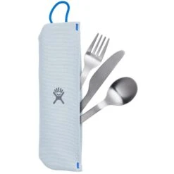 Hydro Flask Flatware Set - Cutlery - Stainless / Pouch Rain -Buitenuitrusting hydro flask flatware set cutlery stainless pouch rain 5 1221833