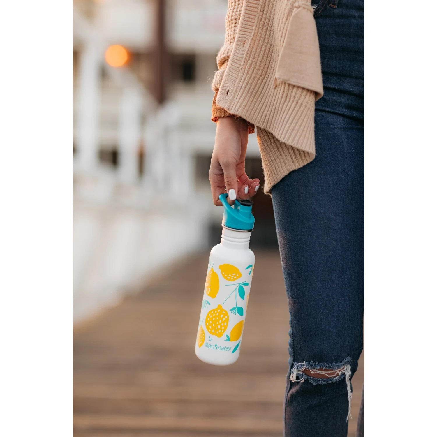 Klean Kanteen Classic Drinkfles Met Sport Cap 800ml - Tiger Lily 5 Klean Kanteen Classic Drinkfles Met Sport Cap 800ml - Tiger Lily - Afbeelding 3