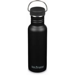 Klean Kanteen Classic Drinkfles Met Loop Cap 800 Ml - Zwart
