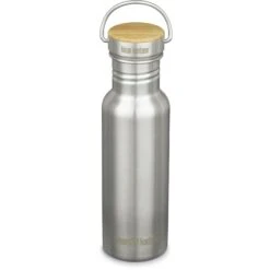 Klean Kanteen Reflect Drinkfles Met Bamboo Cap 532 Ml - Brushed Stainless