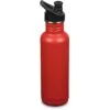 Klean Kanteen Classic Drinkfles Met Sport Cap 800ml - Tiger Lily -Buitenuitrusting klean kanteen classic800 sport div 11 1028962